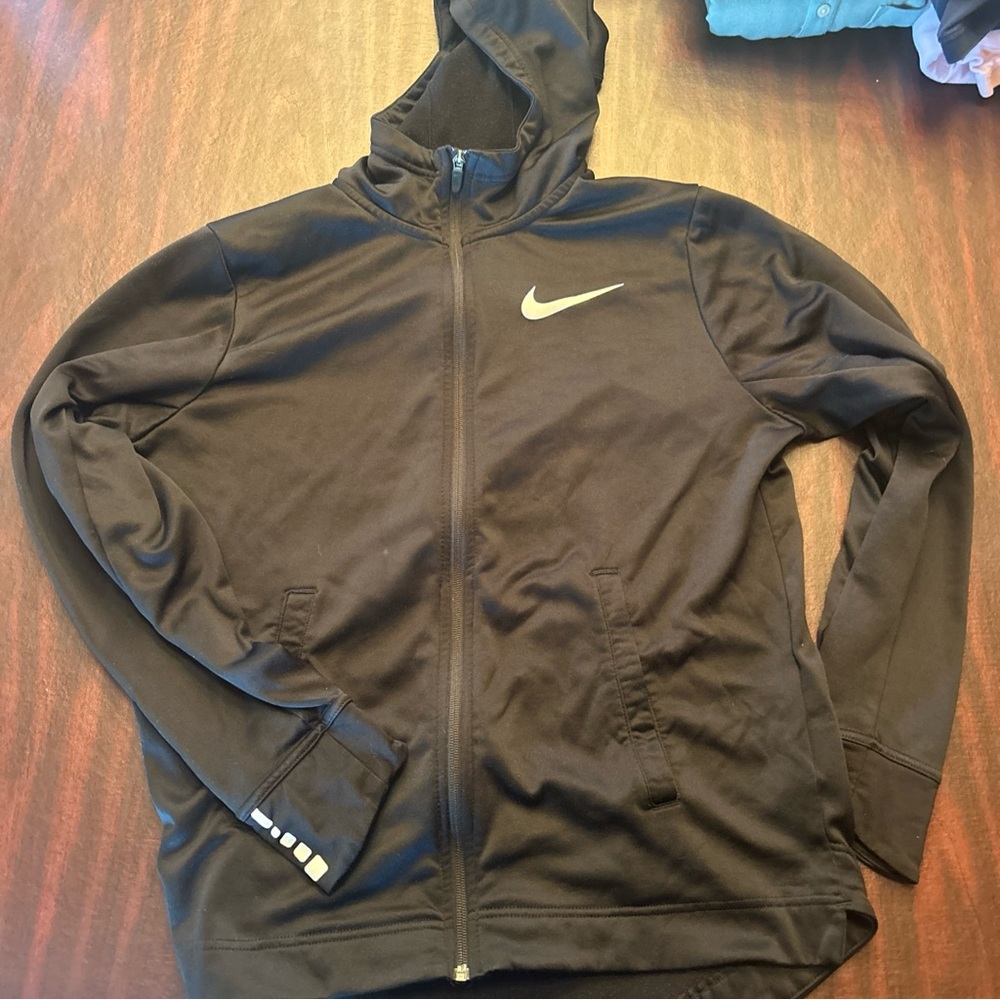 Nike Black Performance Jacket with Hood